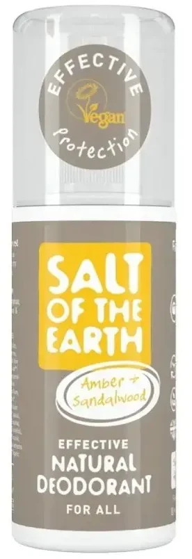 Natūralus dezodorantas-purškalas „Salt Of The Earth“ su ambra ir santalu (Natura l Dezodorantas), 100 ml