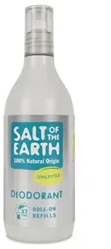 Salt Of The Earth Natural roll-on deodorant Unscented Deo Refill - refill