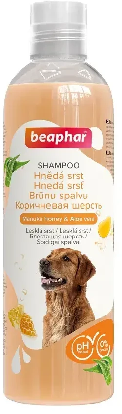 Beaphar rudos spalvos šunų šampūnas, 250 ml