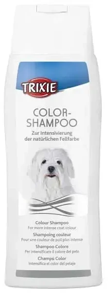 Trixie Colour baltas 250ml šampūnas šunims šviesiu kailiu
