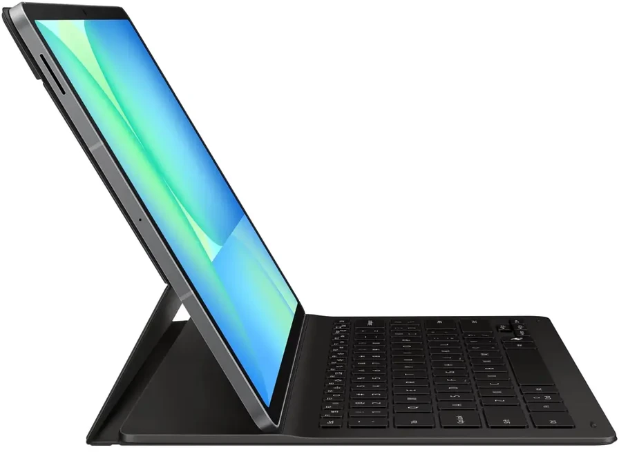 Samsung Book Cover Keyboard Slim AI Key phone case for Galaxy Tab S10 FE+ juodas