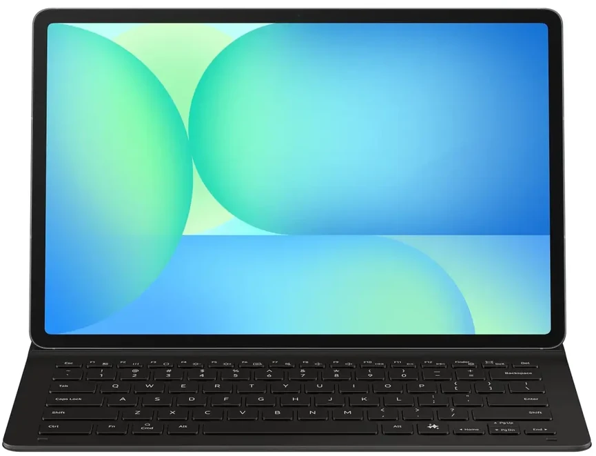 Samsung Book Cover Keyboard Slim AI Key phone case for Galaxy Tab S10 FE+ juodas
