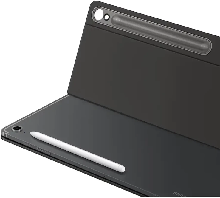 Samsung Book Cover Keyboard Slim AI Key phone case for Galaxy Tab S10 FE+ juodas