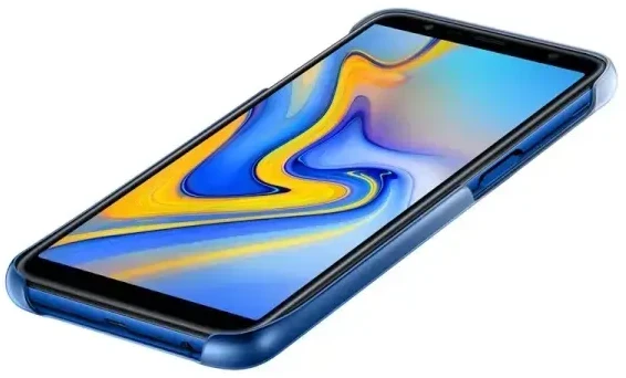 Samsung EF-AJ610CLEGWW Gradiation originalus telefono dėklas, skirtas Samsung Galaxy J6+, mėlynas