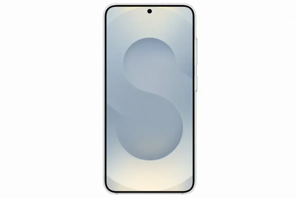 Samsung EF-GS931CJE telefono dėklas su stovu, skirtas Samsung Galaxy S25 (S931) pilka (pažeista pakuotė) (Pažeista pakuotė)