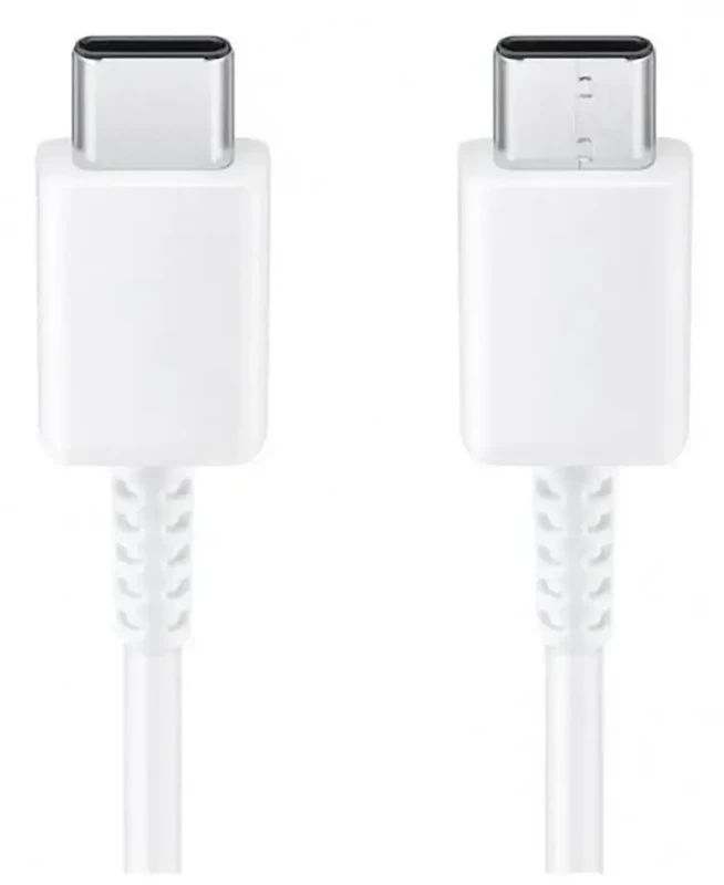 Samsung EP-DN975BWE duomenų perdavimo ir įkrovimo kabelis | USB-C į USB-C | 25 W | 1 m | baltas (OEM)