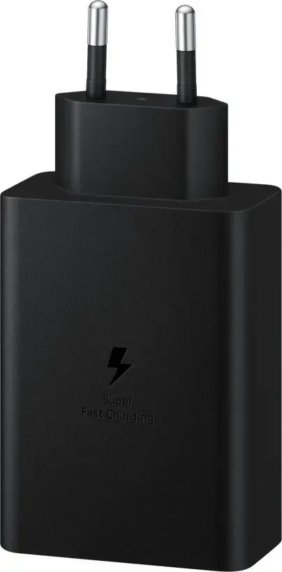 Samsung EP-T6530NBE travel charger | 65W | USB-C, USB-A | juodas