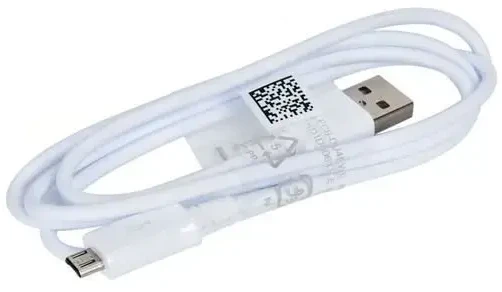112803 EP-TA200EWE + ECB-DU4EWE Samsung 15W kelioninis įkroviklis + microUSB duomenų kabelis baltas (OOB masinis)