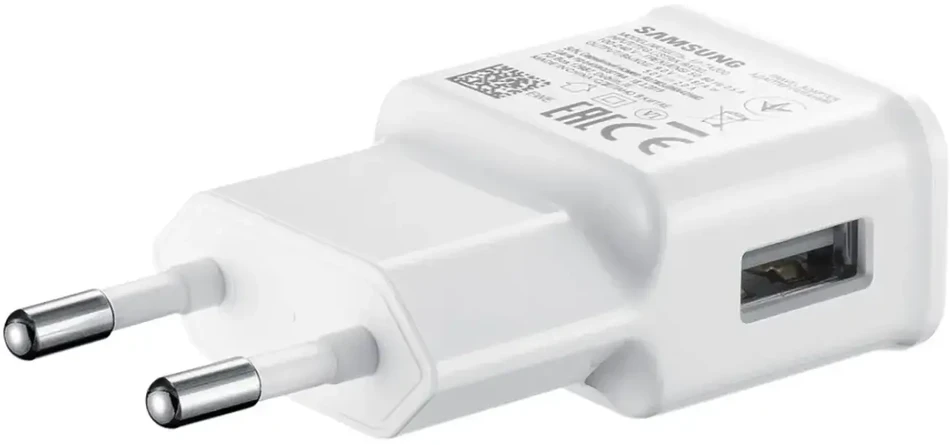 Samsung EP-TA200EWE kelioninis įkroviklis | 15 W | USB-C | su USB-C į USB-C kabeliu | balta (OEM)