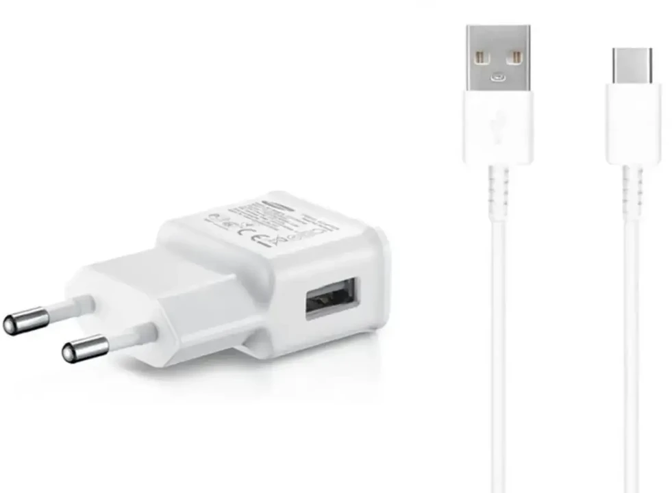 Samsung EP-TA200EWE kelioninis įkroviklis | 15 W | USB-C | su USB-C į USB-C kabeliu | balta (OEM)