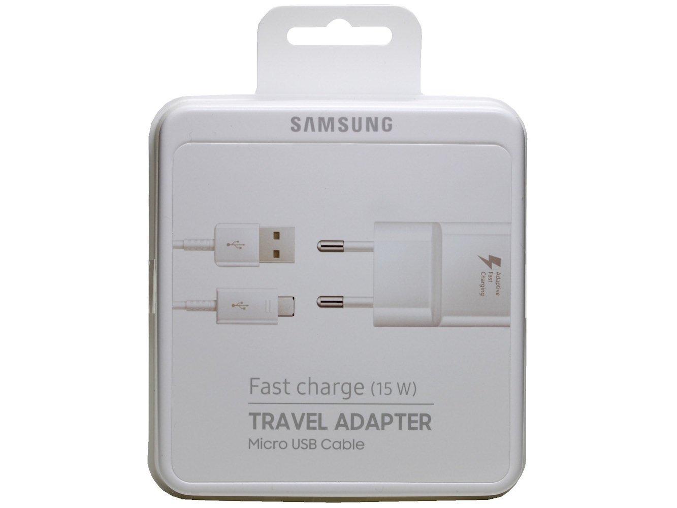 Samsung kelioninis įkroviklis TA20EWEU microUSB 2A (Baltas)