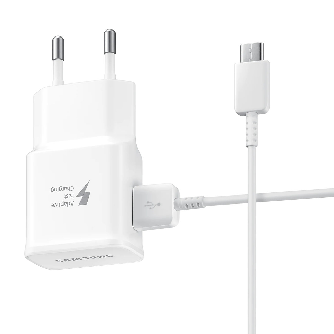Samsung Kelioninis adapteris EP-TA20E (baltas) su USB-C laidu