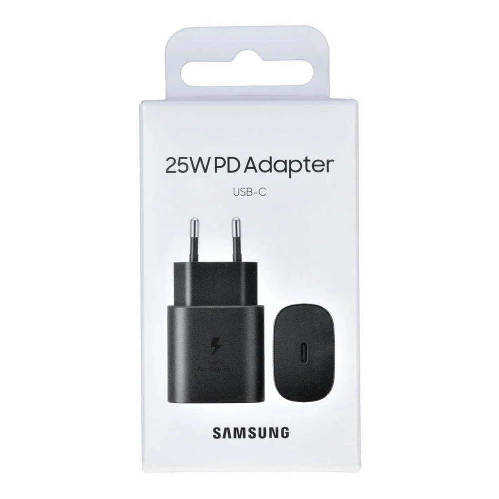 TA800NBE Samsung 25W Travel Adapteris (be laido) Juodas (Juodas)