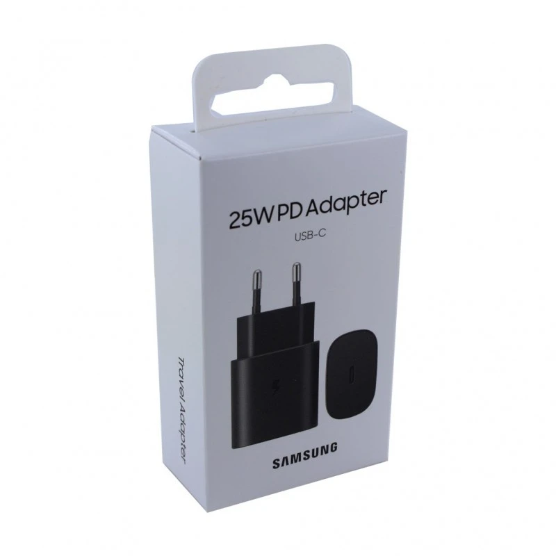 TA800NBE Samsung 25W Travel Adapteris (be laido) Juodas (Juodas)