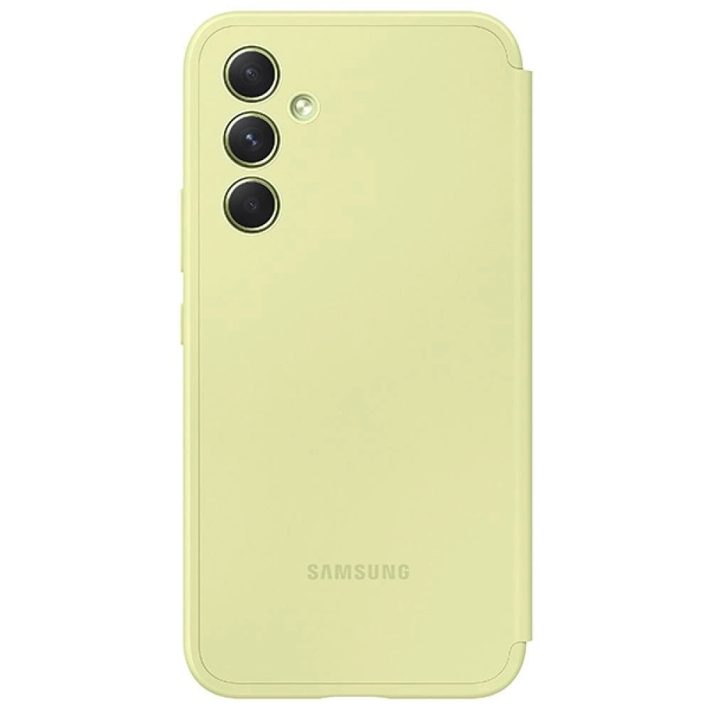 „Samsung Galaxy A34 Smart View“ piniginės dėklas Lime