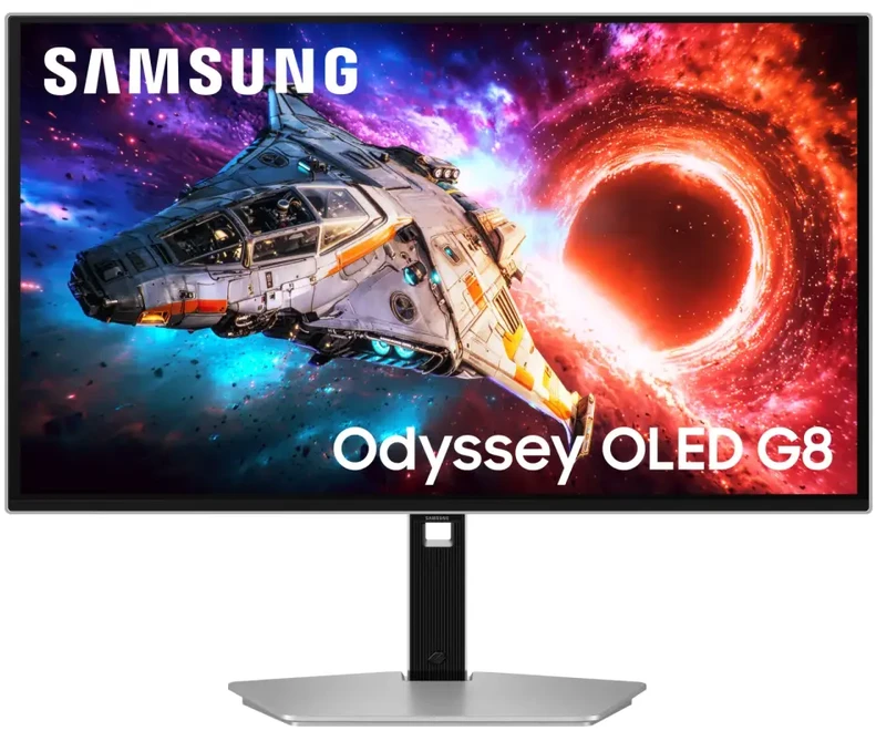 Monitorius Samsung | LS27HG800SUXEN | 27 " | QD-OLED | 16:9 | 240 Hz | 0.03 ms | 3840 x 2160 pikselių | 250 cd/m² | HDMI jungtys quantity 2 | Sidabrinis