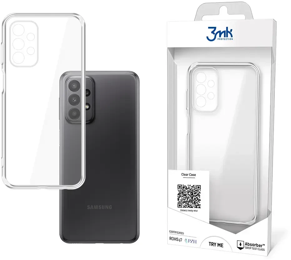Samsung Galaxy A23 4G - 3mk dėklas telefonui skaidrus