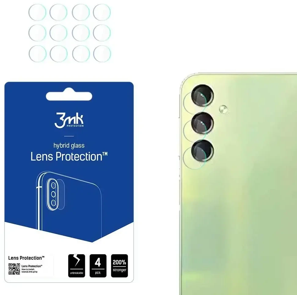 3MK Lens Protect Samsung A24 4G A245 apsauginis stikliukas kamerai 4 vnt