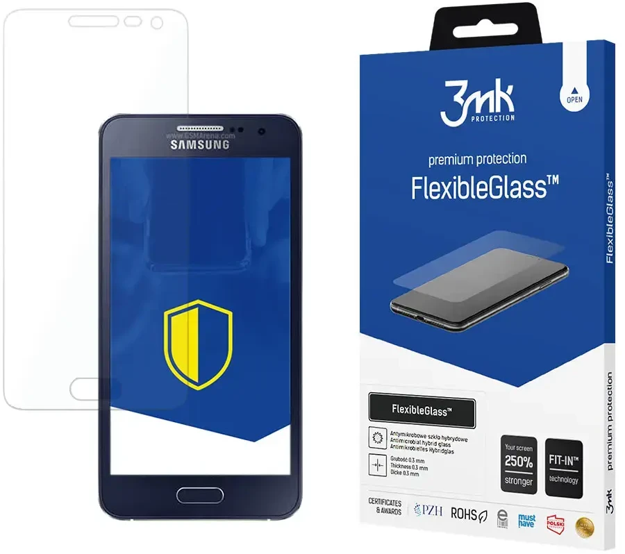 3MK FlexibleGlass, skirtas Samsung Galaxy A3 (F3MK_FLEXGLASS_SAMGA3)