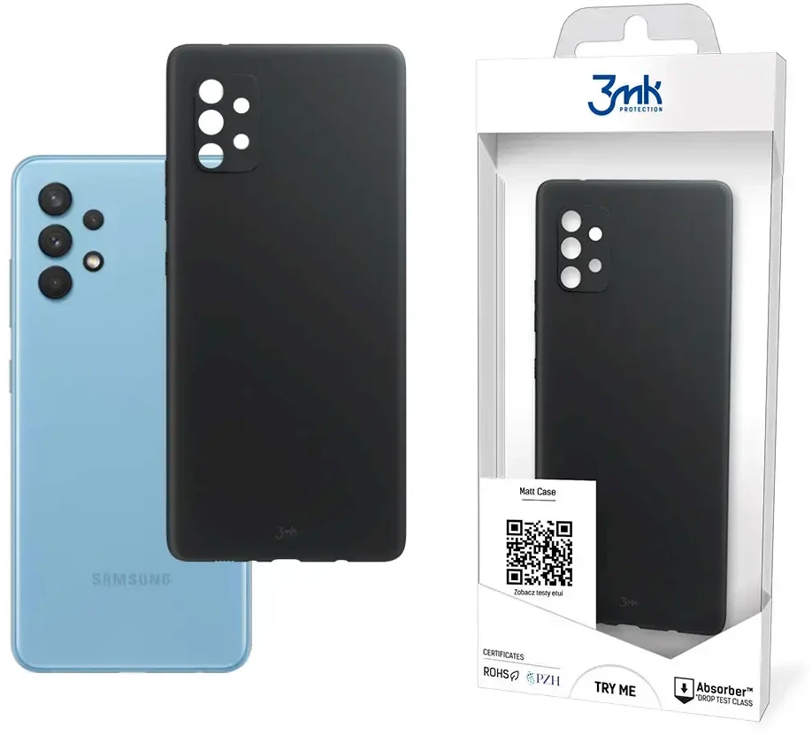 3MK Matt Dėklas Samsung Galaxy A33 5G A336 juodos spalvos