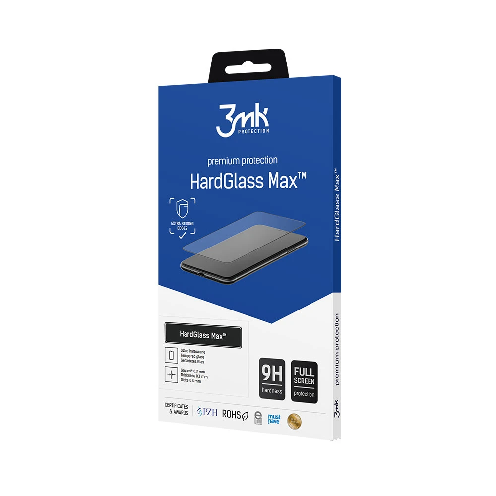 LCD apsauginis stikliukas 3MK Hard Glass Max Finger Print Samsung N980 Note 20 juodas