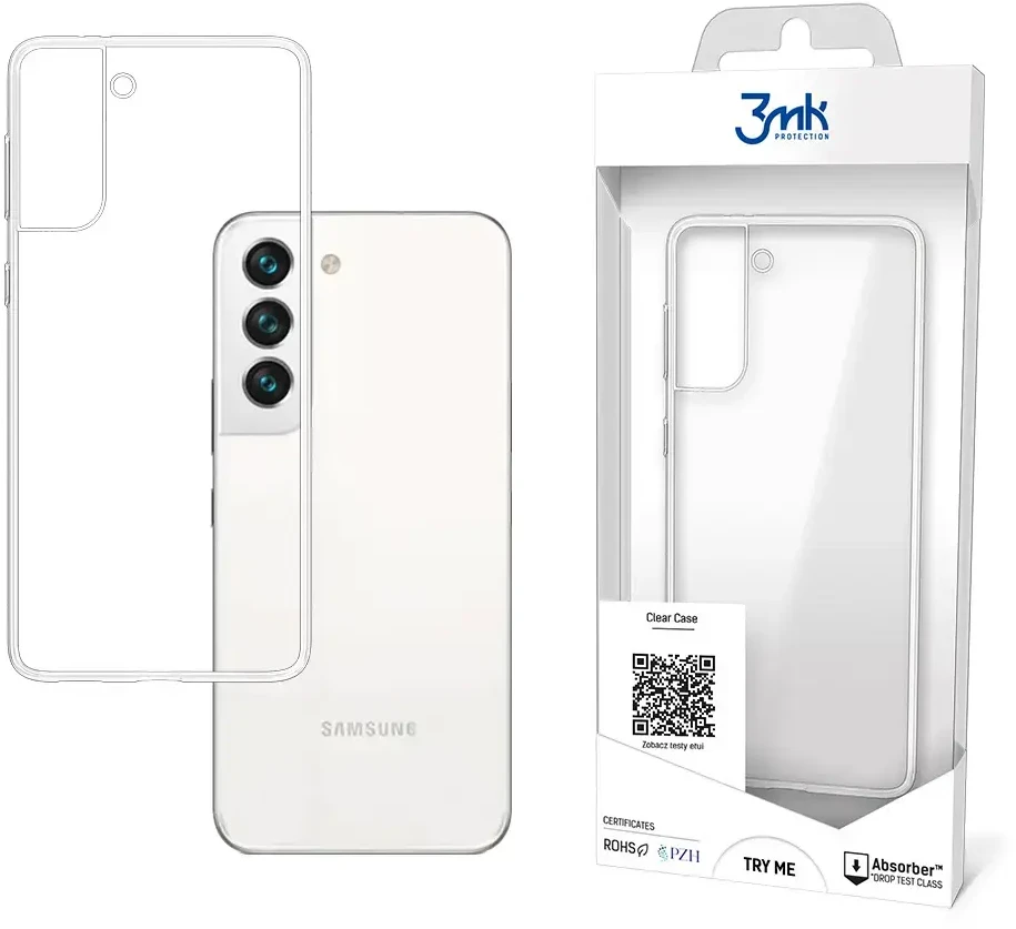Dėklas 3mk Clear Case 1,2mm Samsung S901 S22 5G