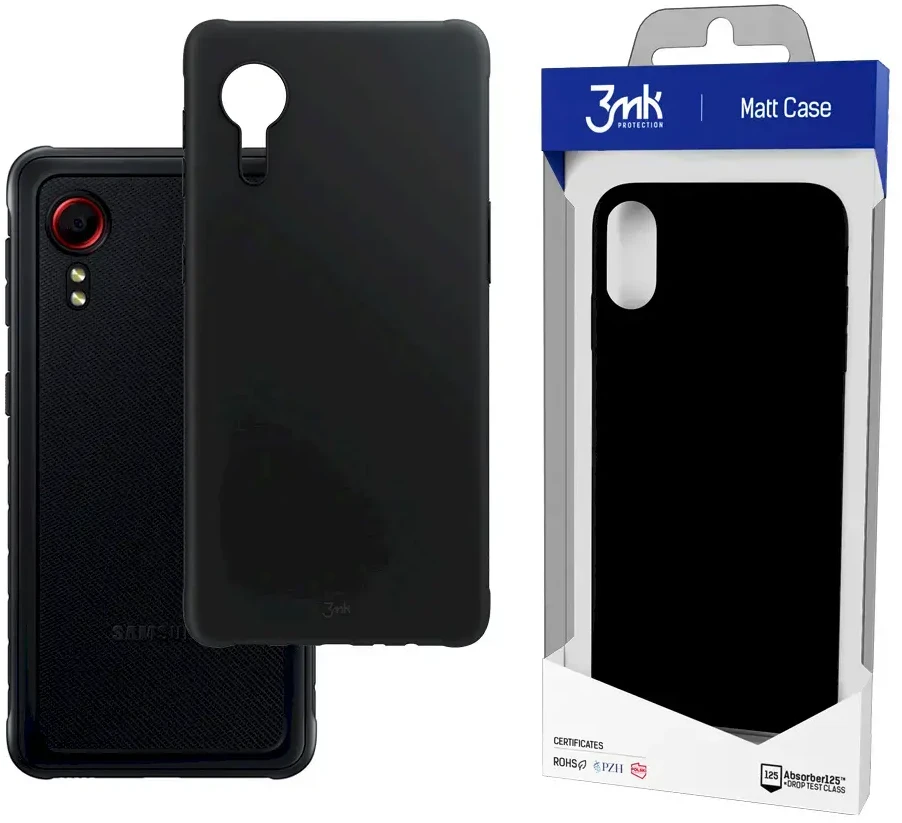 Samsung Galaxy Xcover 5 - 3mk Matt dėklas telefonui juodos spalvos