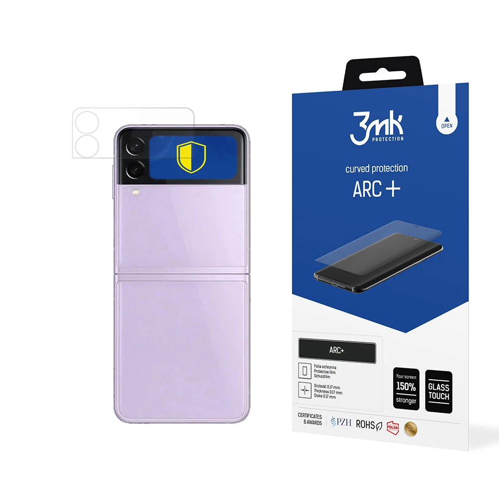 3MK Plėvelė ARC + Samsung Galaxy Z Flip 3 5G Fullscreen plėvelė