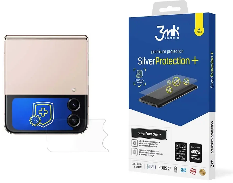 3mk SilverProtection+ Samsung Galaxy Z Flip4 (priekyje)