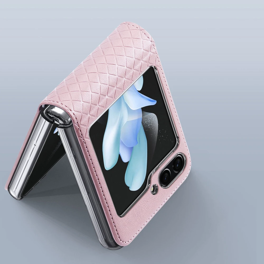Dėklas Dux Ducis Bril Samsung F731 Z Flip5 5G rožinis