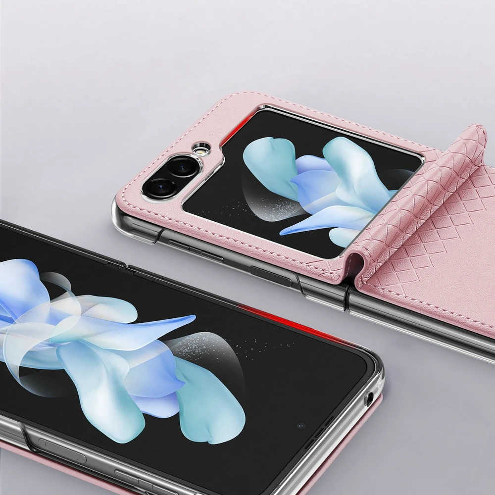 Dėklas Dux Ducis Bril Samsung F731 Z Flip5 5G rožinis