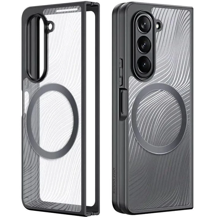 Samsung Galaxy Z Fold5 5G armored compatible MagSafe Dux Ducis Aimo Mag - dėklas telefonui juodos spalvos