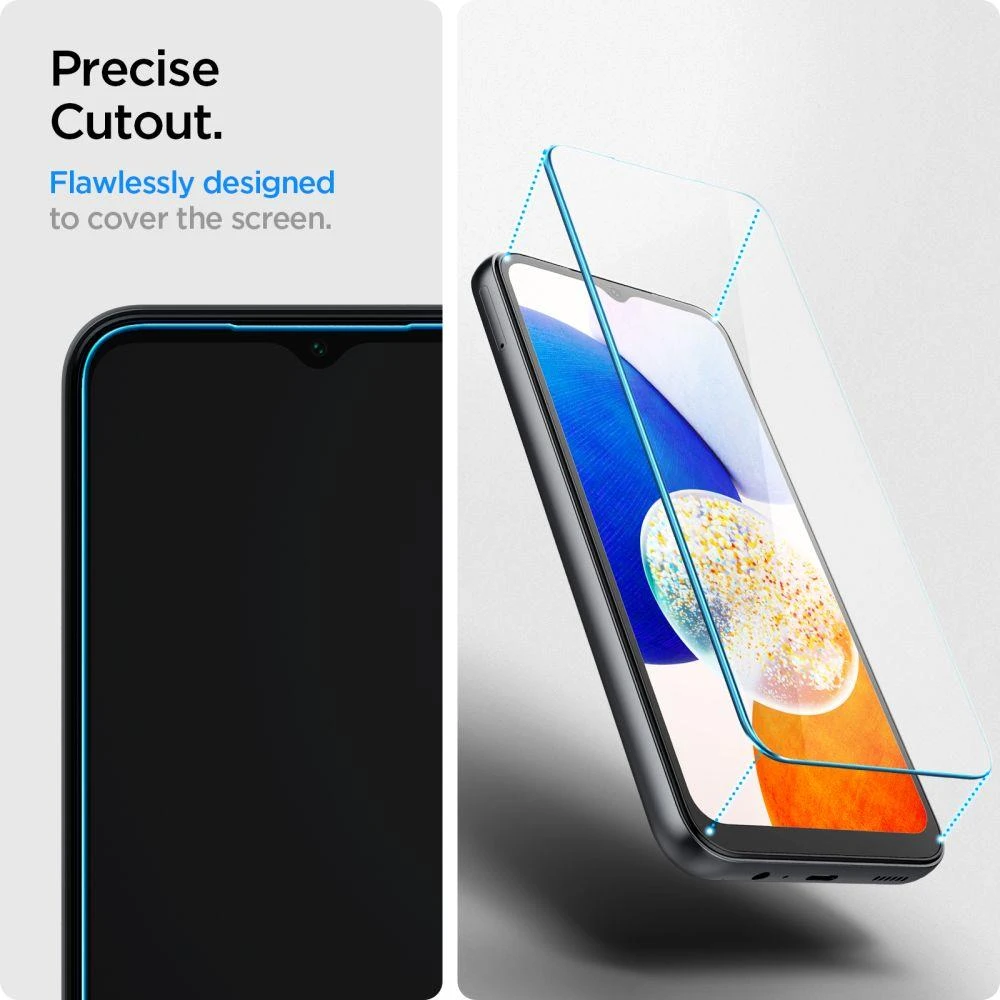 Spigen Glas.TR Slim 2 vnt. – Apsauginis stiklas skirtas Samsung Galaxy A14 5G
