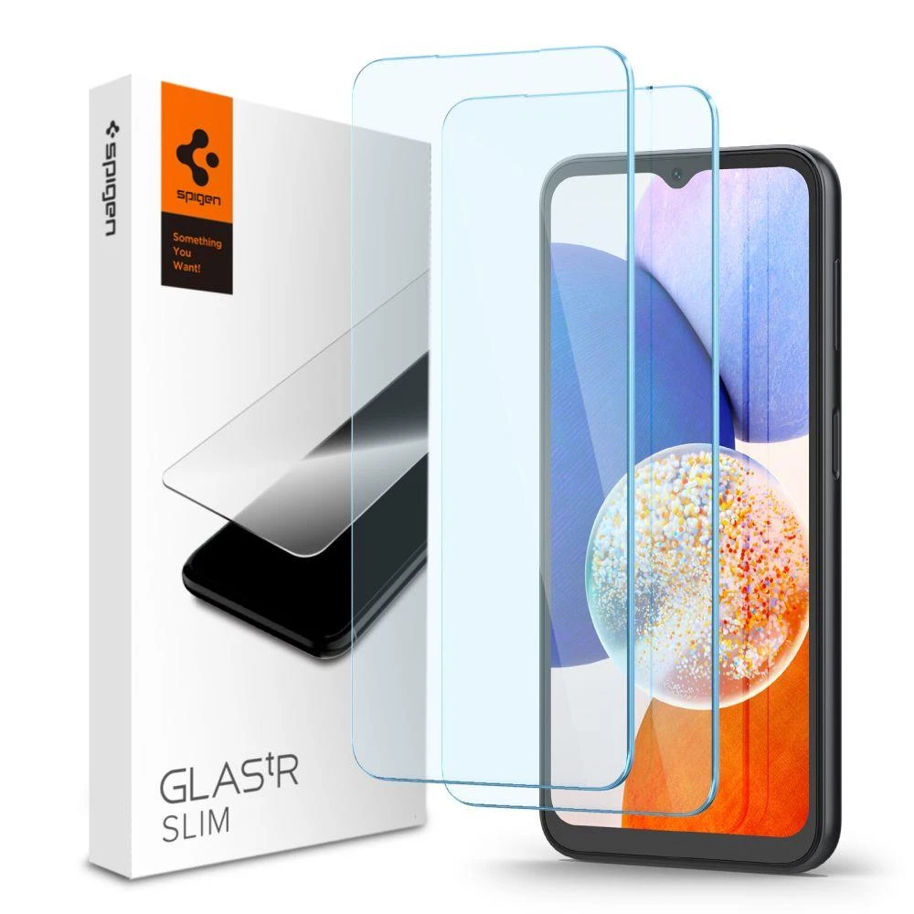 Spigen Glas.TR Slim 2 vnt. – Apsauginis stiklas skirtas Samsung Galaxy A14 5G