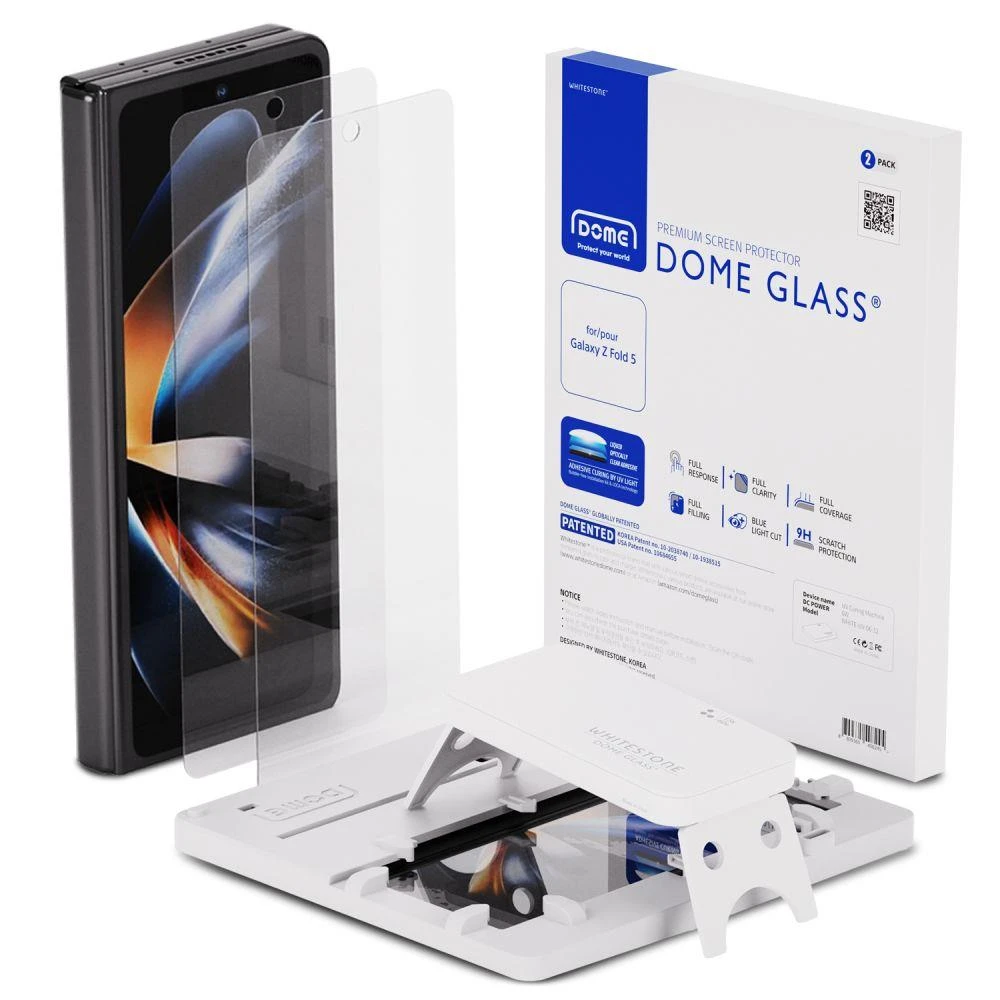 Apsauginis stiklas Whitestone DOME GLASS 2-PACK GALAXY Z Fold 5 CLEAR