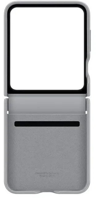 „Samsung KindSuit“ dėklas, skirtas „Galaxy Z Flip 6 7 FE“, pilkas, EF-VF741PJE (pažeista pakuotė)