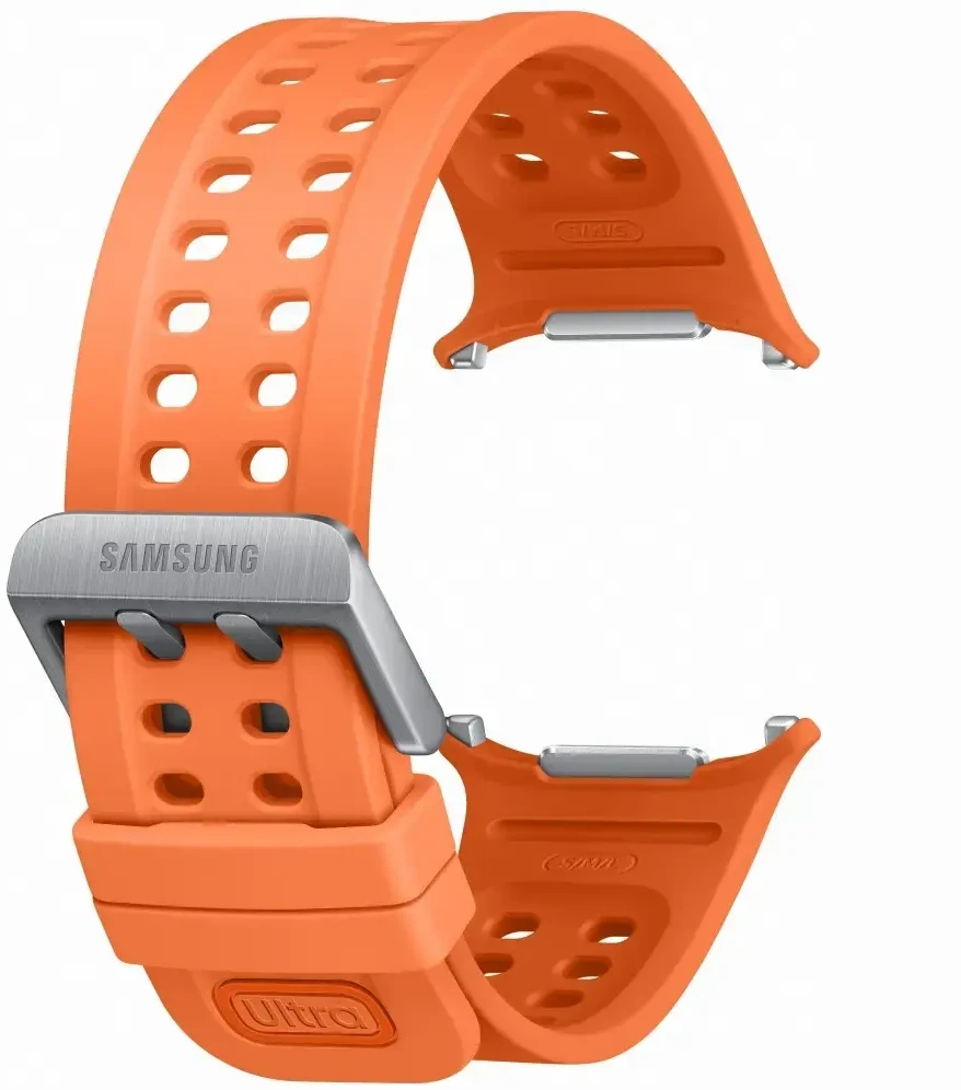 Dirželis Samsung Marine do Galaxy Watch Ultra2 oranžinė