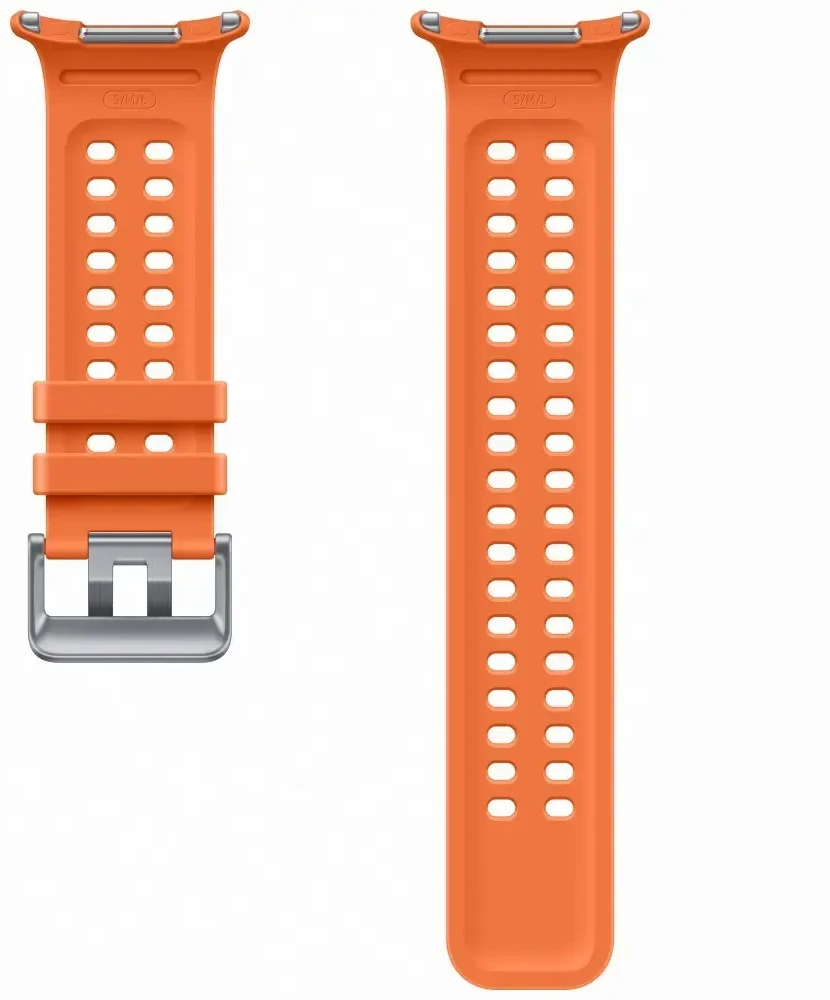 Dirželis Samsung Marine do Galaxy Watch Ultra2 oranžinė