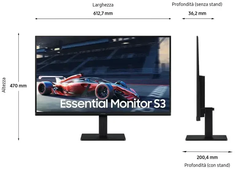 Samsung Monitorius (LS27D300GAUXEN)