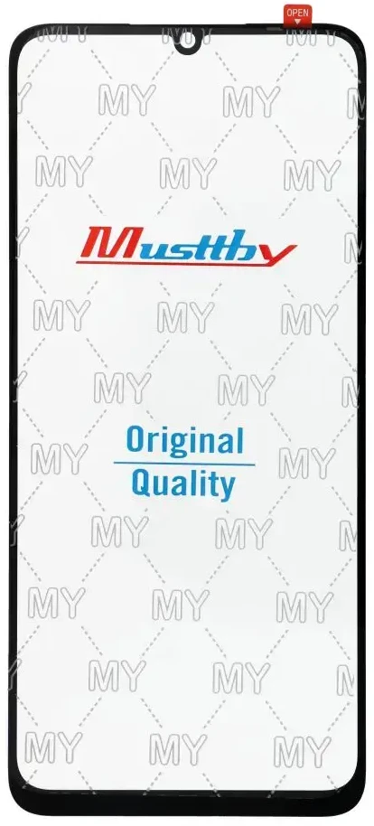 Samsung MUSTTBY priekinis stiklas + OCA REDMI 13c