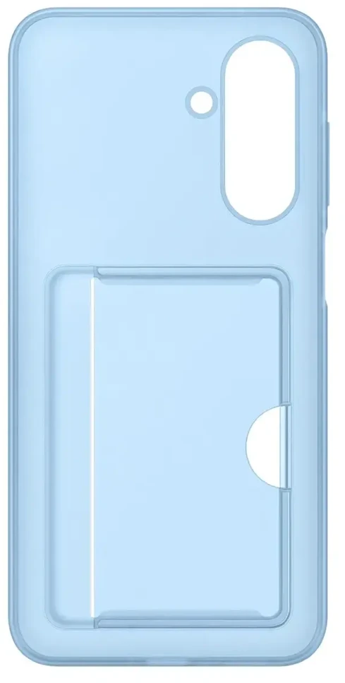 Samsung EF-OA266TLE kortelių lizdo knygos tipo telefonų dėklas skirtas Samsung Galaxy A26 5G (A266) mėlynas