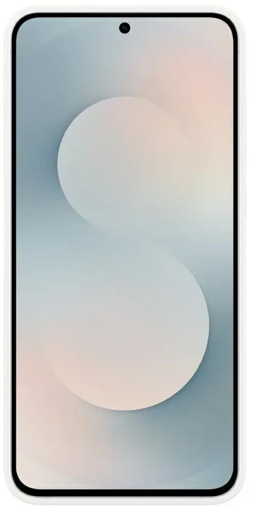 112803 EF-PS731CWE Samsung Silicone dėklas skirtas Galaxy S25 FE baltos spalvos