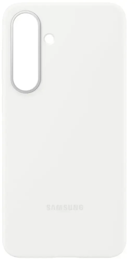 112803 EF-PS731CWE Samsung Silicone dėklas skirtas Galaxy S25 FE baltos spalvos