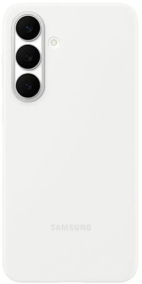 112803 EF-PS731CWE Samsung Silicone dėklas skirtas Galaxy S25 FE baltos spalvos