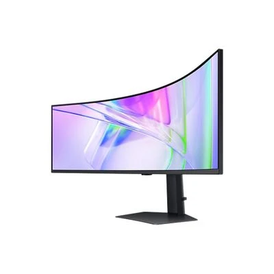 Monitorius - Samsung ViewFinity S9 S49C950UAU 49", Lenktas, Dual QHD, KVM, Juodas