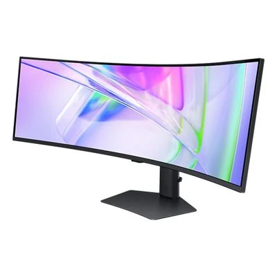 Monitorius - Samsung ViewFinity S9 S49C950UAU 49", Lenktas, Dual QHD, KVM, Juodas