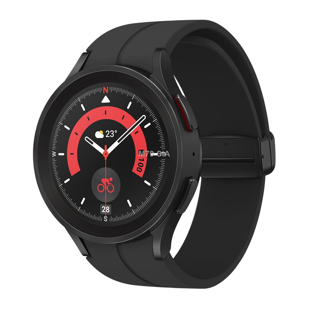 Išmanusis laikrodis Samsung Galaxy Watch Pro 5 BT (45 mm), Juodo titano spalvos
