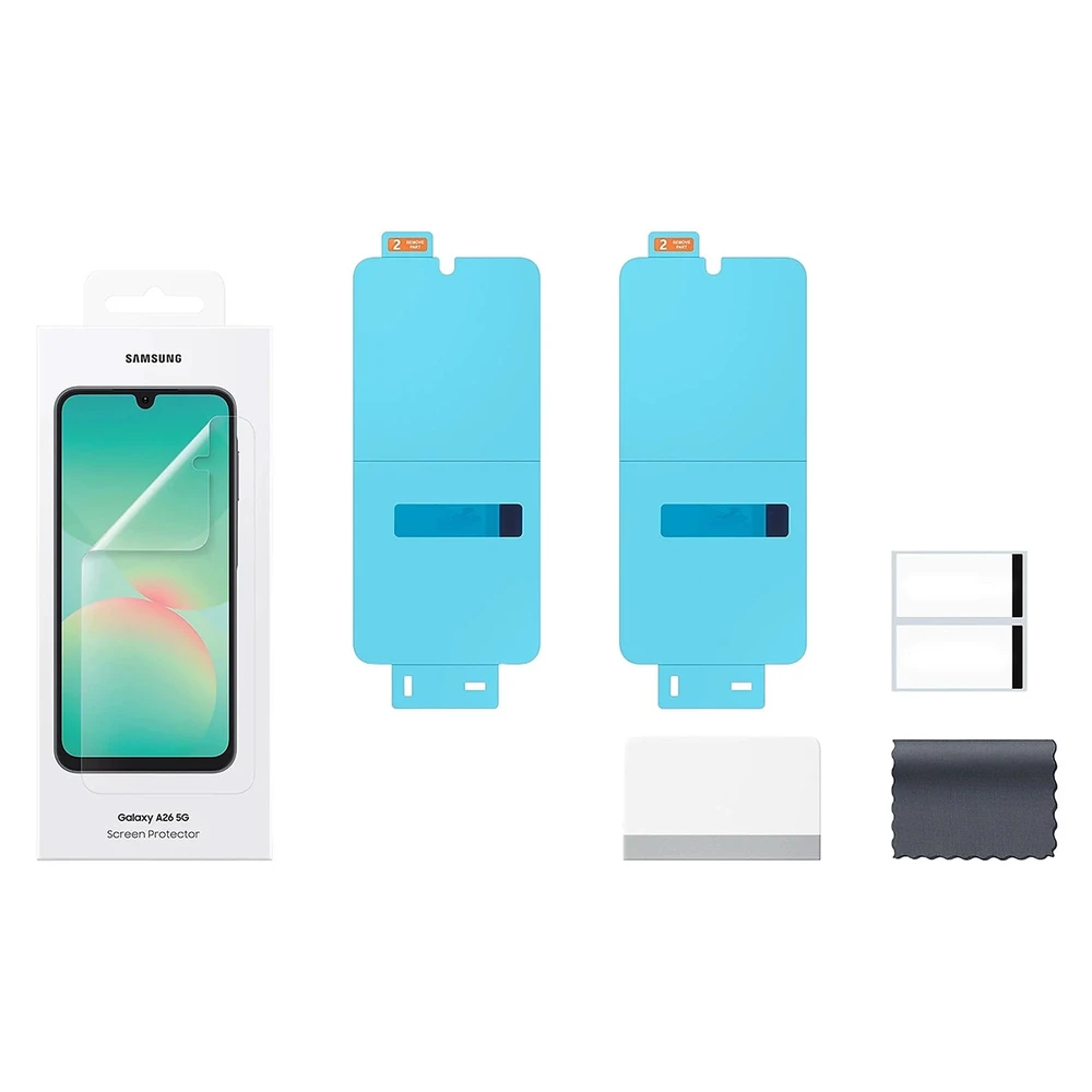 112803 „Samsung“ ekrano apsauga EF-UA266CTEGWW apsauginė plėvelė „Samsung Galaxy A26 5G“ ekranui