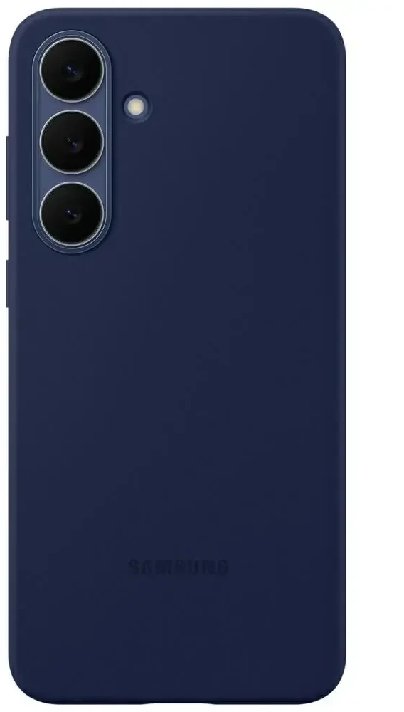 Samsung Galaxy S25 FE silikoninis dėklas, tamsus Mėlyna