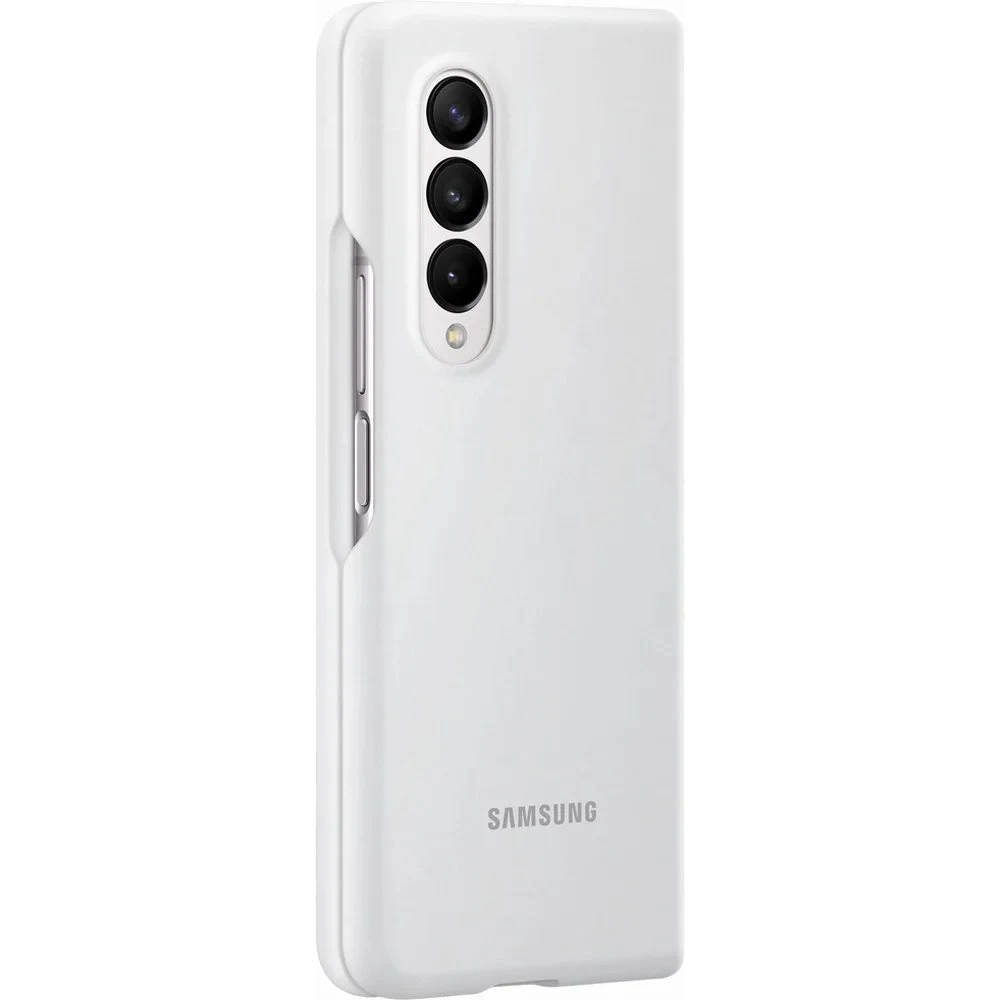 PF926TWE Silikoninis dėklas skirtas Samsung Galaxy Fold 3 (Baltas)